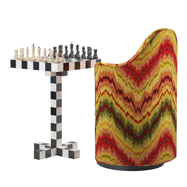 Moooi Chess Table + Chair — Descargar