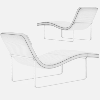 chaise longue LANDSCAPE By B&B Italia — Ver 4