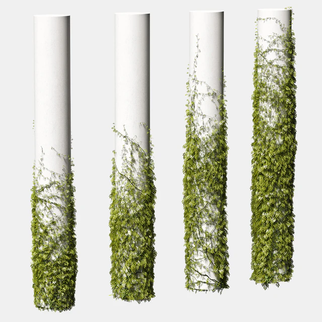 Leaves for round columns. 4 models — Descargar