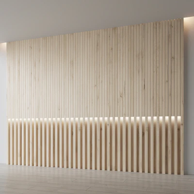 Decorative wooden wall 15 — Ver 3