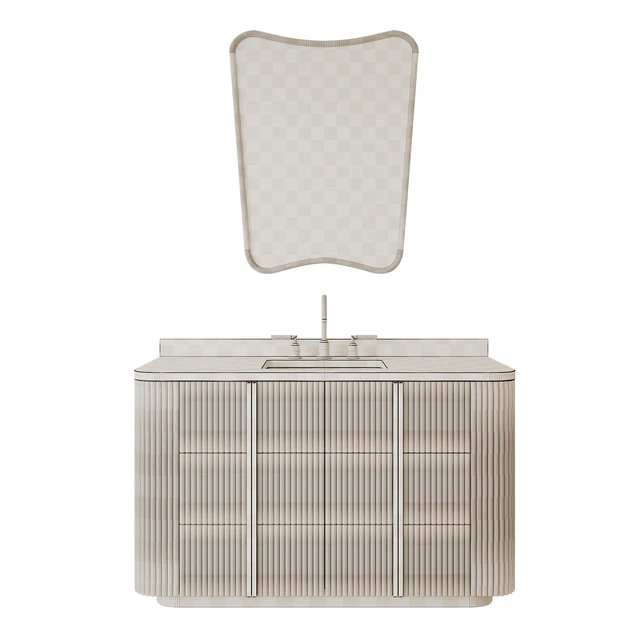 Bathroom furniture Restoration Hardware MULHOLLAND SINGLE VANITY — Скачать