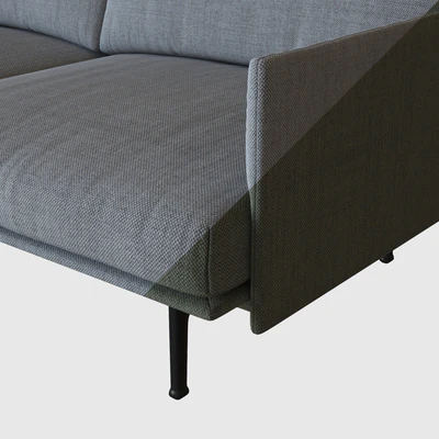 Muuto OUTLINE sofa 2 seater — View 3
