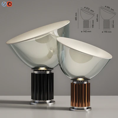 Flos Taccia Table Lamp Small & Large — Ver 3