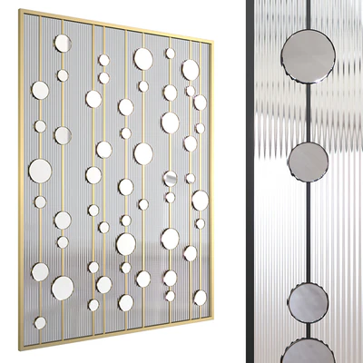 Decorative partition 015. (3 sizes, 3 materials) — Ver 1