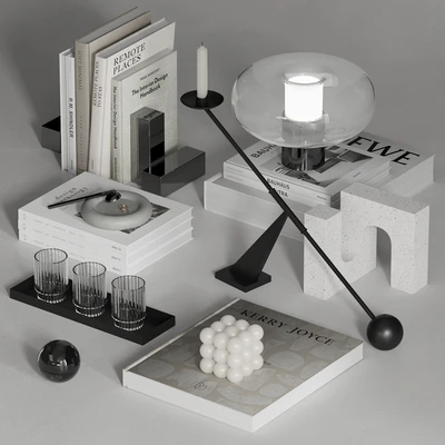 Decorative set with Fontanella table lamp — Вид 4