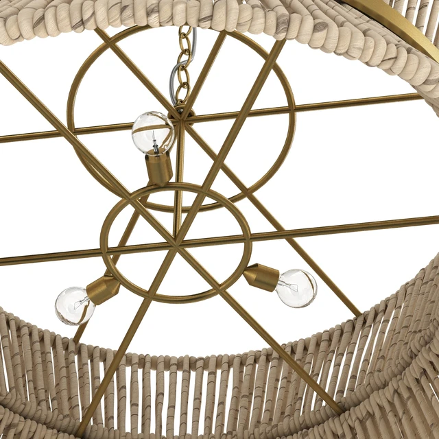 Visual Comfort Studio Thurlo Brass Three Light Pendant — Descargar