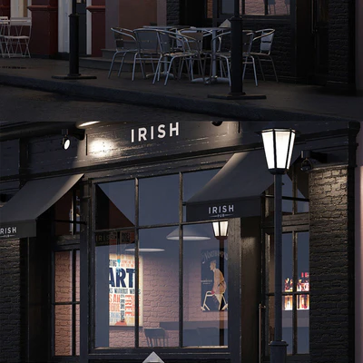 Evening facade for the background — Вид 3