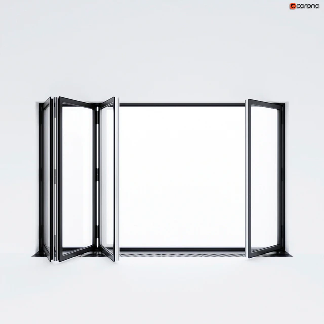 Sliding aluminum window accordion (door) — Descargar