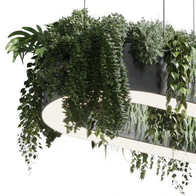 pot light - pendant plant light hanging 06 corona — Ver 7