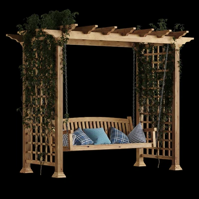 Garden swing pergola — Ver 4