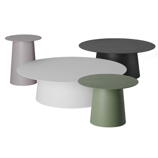 Circula table set. Blu Dot. — Descargar
