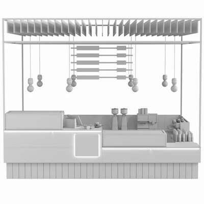 Cafe design in eco-style — Ver 2
