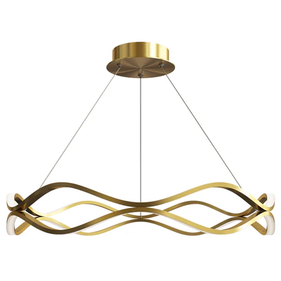 Aluminium indoor hanging lamp with silicone shade — Вид 1
