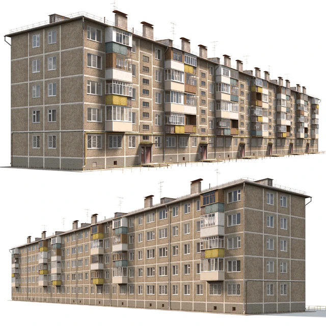 Панельный дом. Серия 1–464 А-15 — Скачать