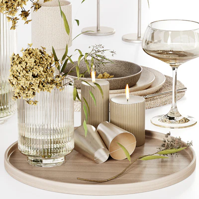 Kitchen tableware 020 (Vray) — Ver 4