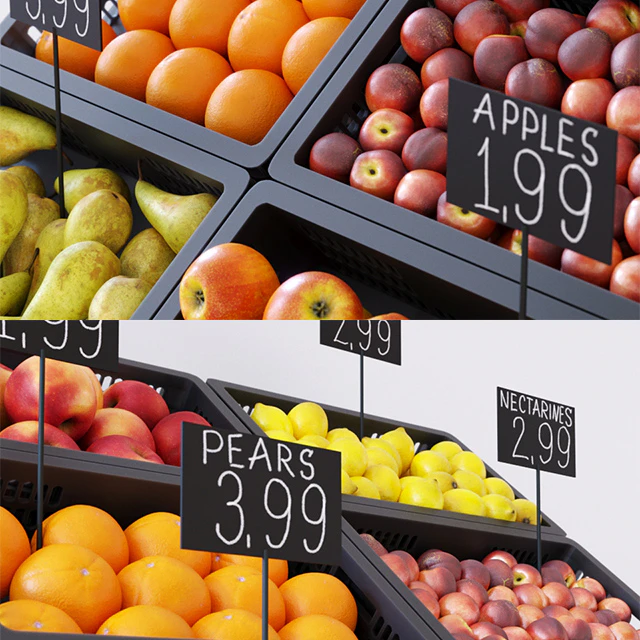 Rack with fruits — Descargar