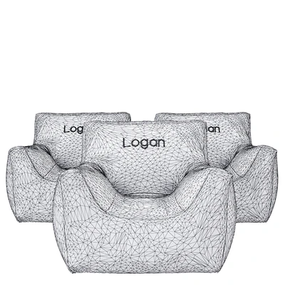 RH/ NURSERY CANVAS BEAN BAG CHAIR COVER — Вид 3