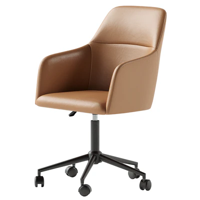 Asher Upholstered Swivel Desk Chair — Вид 5