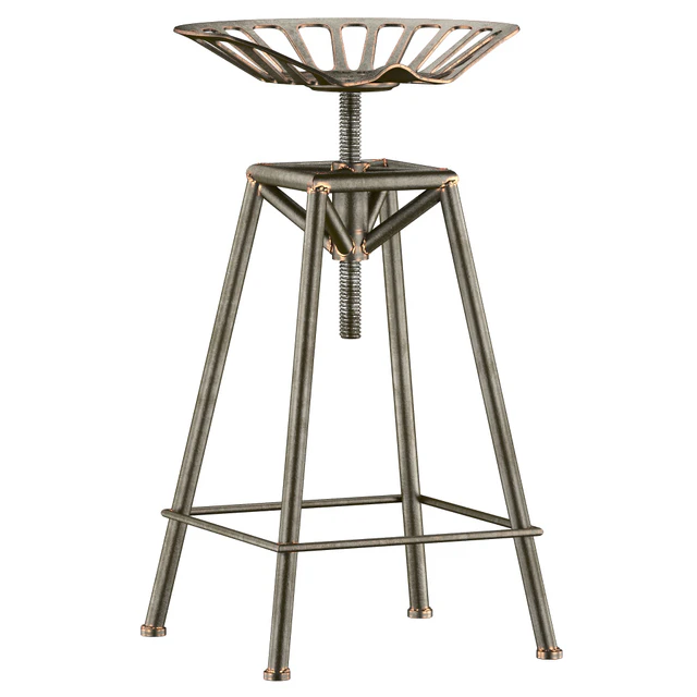 Charlie Industrial Metal Design stool — Скачать