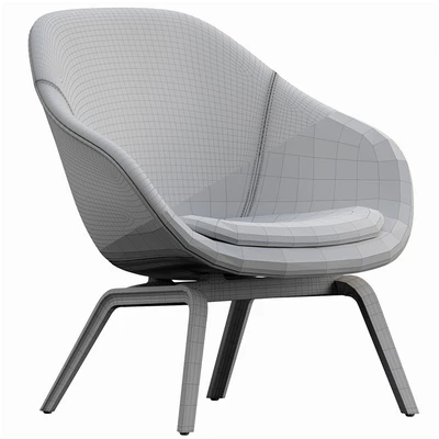 HAY LOUNGE ARMCHAIR — Ver 4
