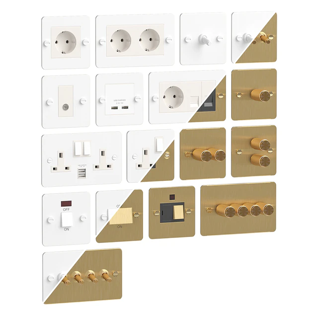 Electrical outlets and switches Buster & Punch — Скачать