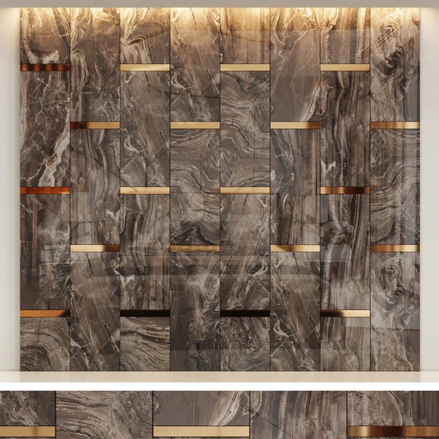 Декоративная панель Rex Marble коричневый — Скачать