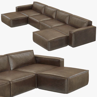 RH Modern Como Modular Customizable Sectional — Ver 1