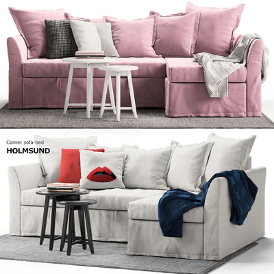 Corner sofa-bed HOLMSUND Ikea / Угловой диван ХОЛЬМСУНД Икеа — Вид 1