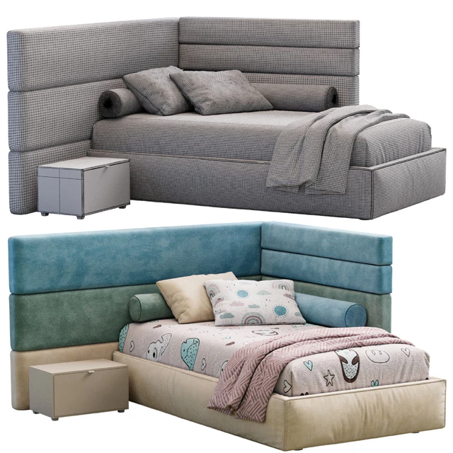 Bed Boiserie Set By Tvils — Descargar