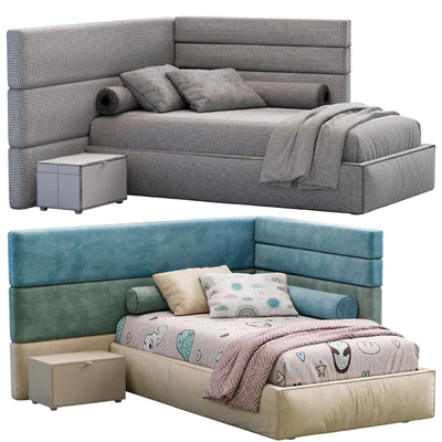 Bed Boiserie Set By Tvils — Ver 4