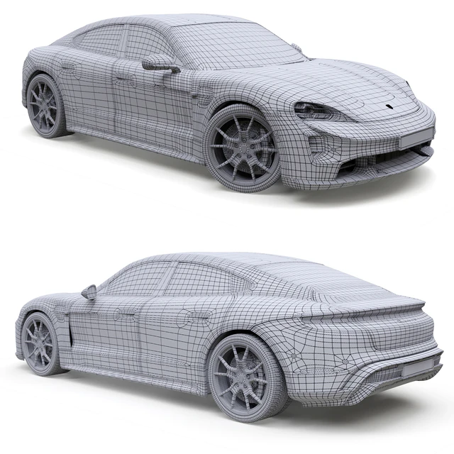 Porsche Taycan GTS 2022 — Descargar