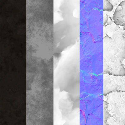 Rock cliff wall — Вид 5