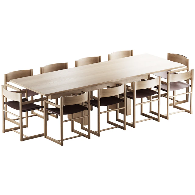 331 Resident Plane Dining Table and Resident Passenger Chair — Descargar
