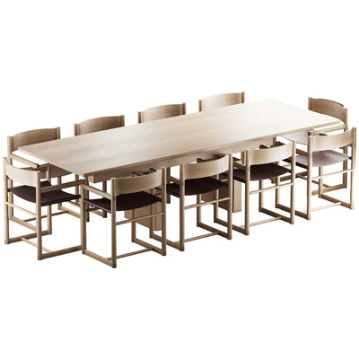 331 Resident Plane Dining Table and Resident Passenger Chair — Ver 7