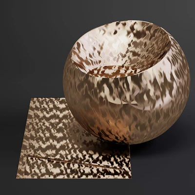 wavy hand brushed wavy metal 002 — Скачать