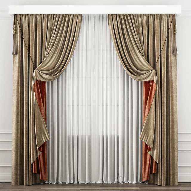 Curtains for interior №31 — Скачать