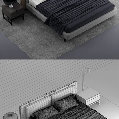 Кровать minotti tatlin SOFT — Вид 3