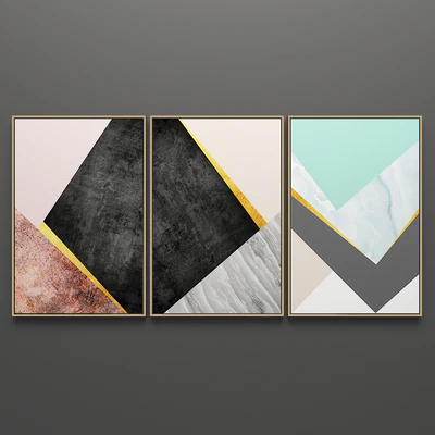Set of triptych paintings 57 — Descargar