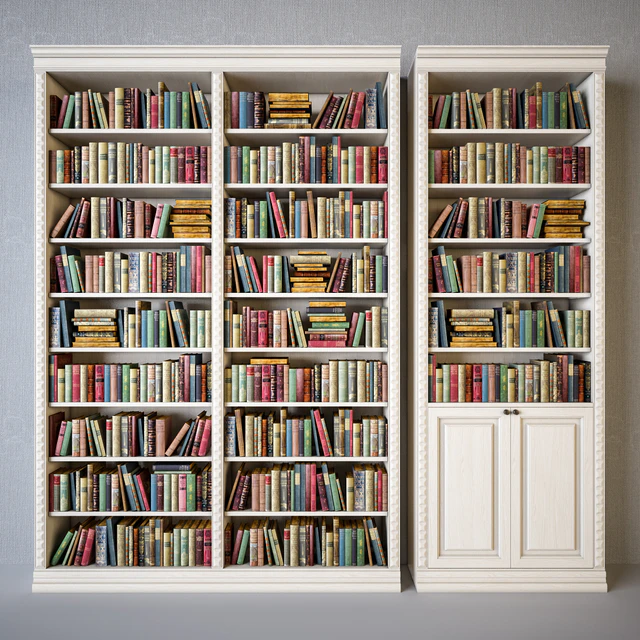 Шкафы с классическими книгами — Скачать