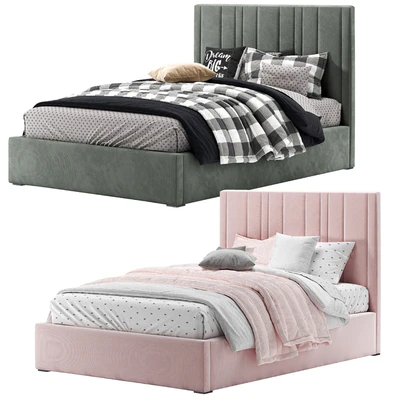 RH Teagan Upholstered Platform Bed — Ver 5