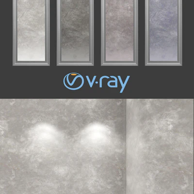Decorative plaster with the effect of wet silk — Ver 3
