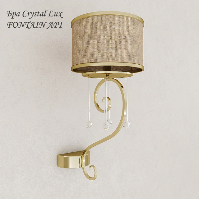 Sconce Crystal Lux FONTAIN AP1 — Descargar