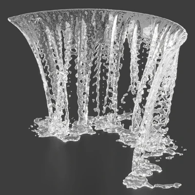 Water jets of waterfalls — Ver 7