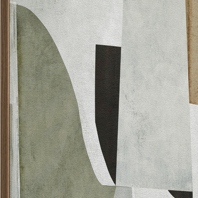 Large Mid-Century Abstract Neutral Wall Art C-410 — Скачать