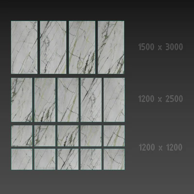 Ceramic Tiles Urbatek Porcelanosa Xlight Calacatta Green — Ver 4