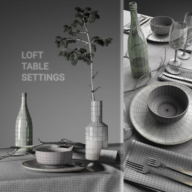 Table settings loft — Descargar