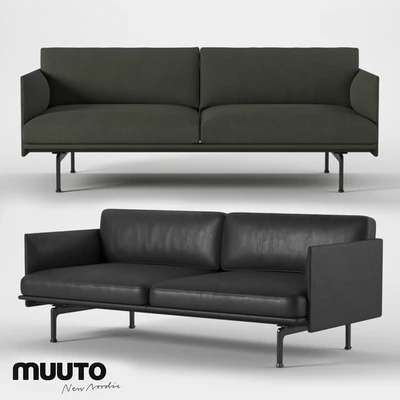Muuto outline series sofa 170 — Вид 3