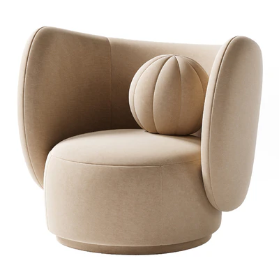 Rico Lounge Chair with Swivel Base — Ver 5