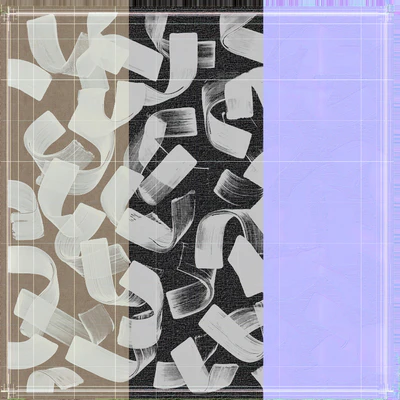 Abstract modern painting on canvas — Ver 6