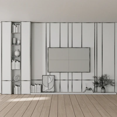 TV Wall Set 13 — Ver 4